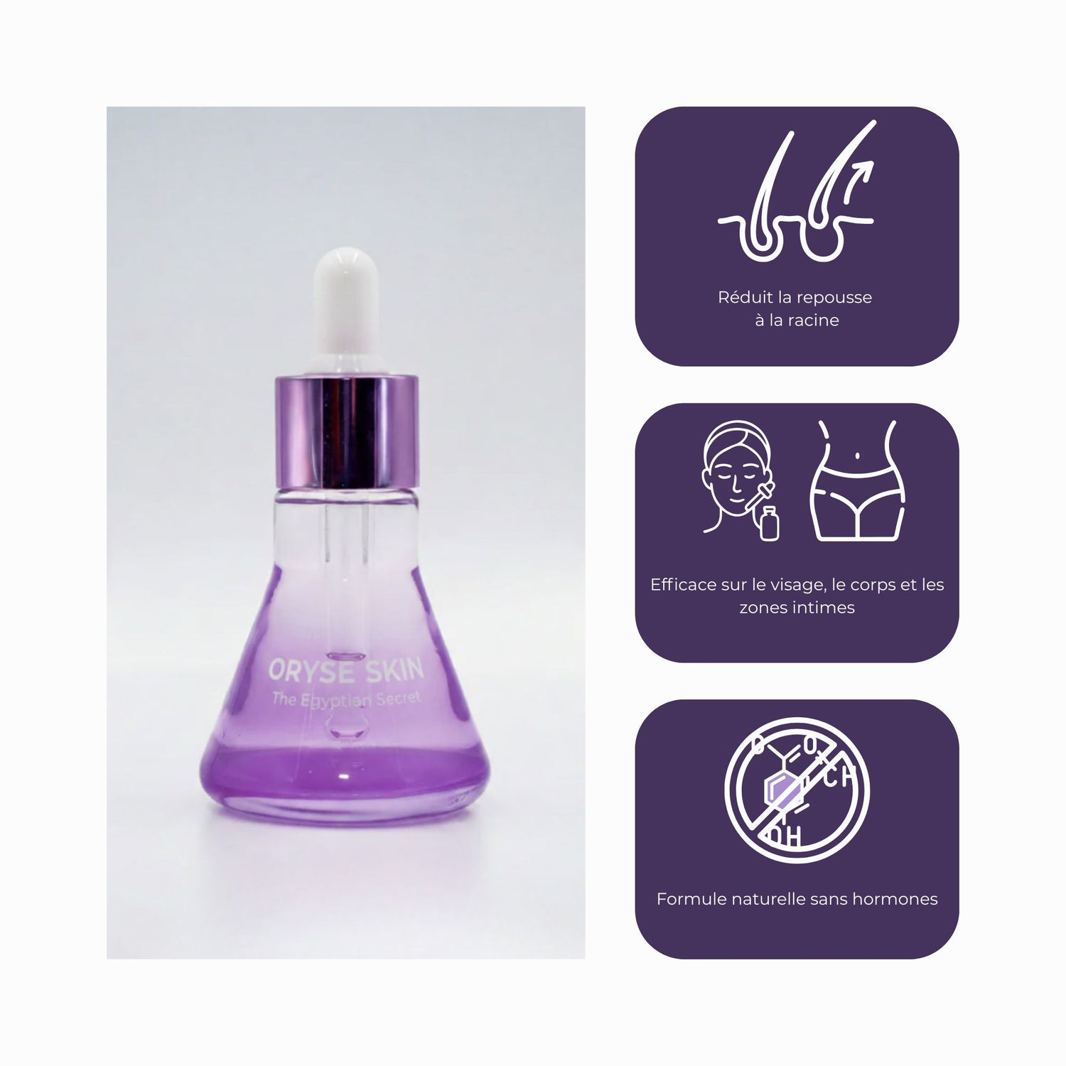 Sérum Anti-Repousse au Cyperus Rotundus - ORYSE SKIN™